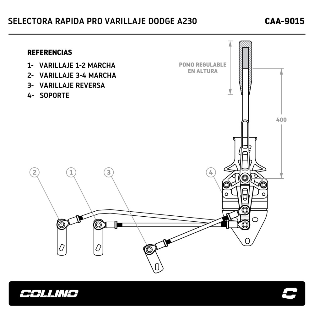selectora-rapida-pro-recta-kit-dodge-a230-caa-9015