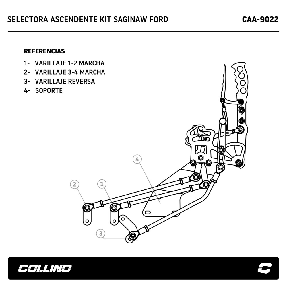 selectora-ascendente-kit-saginaw-ford-caa-9022