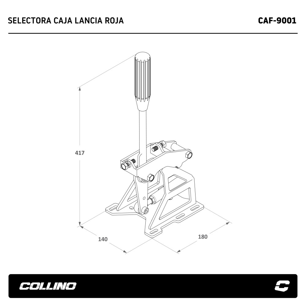 selectora-caja-lancia-roja-para-fiat-147-caf-9011