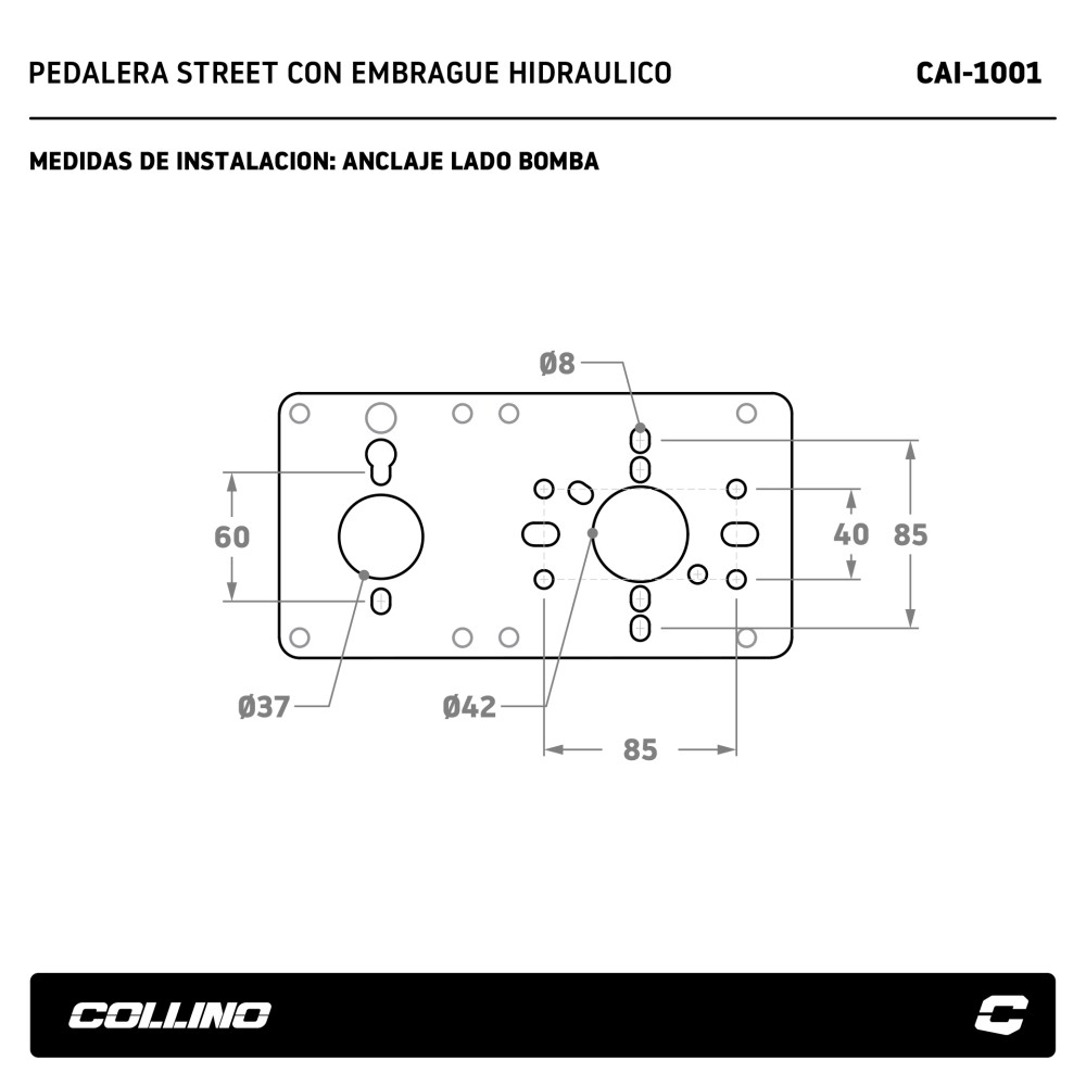 pedalera-street-con-embrague-hidraulico-cai-1001
