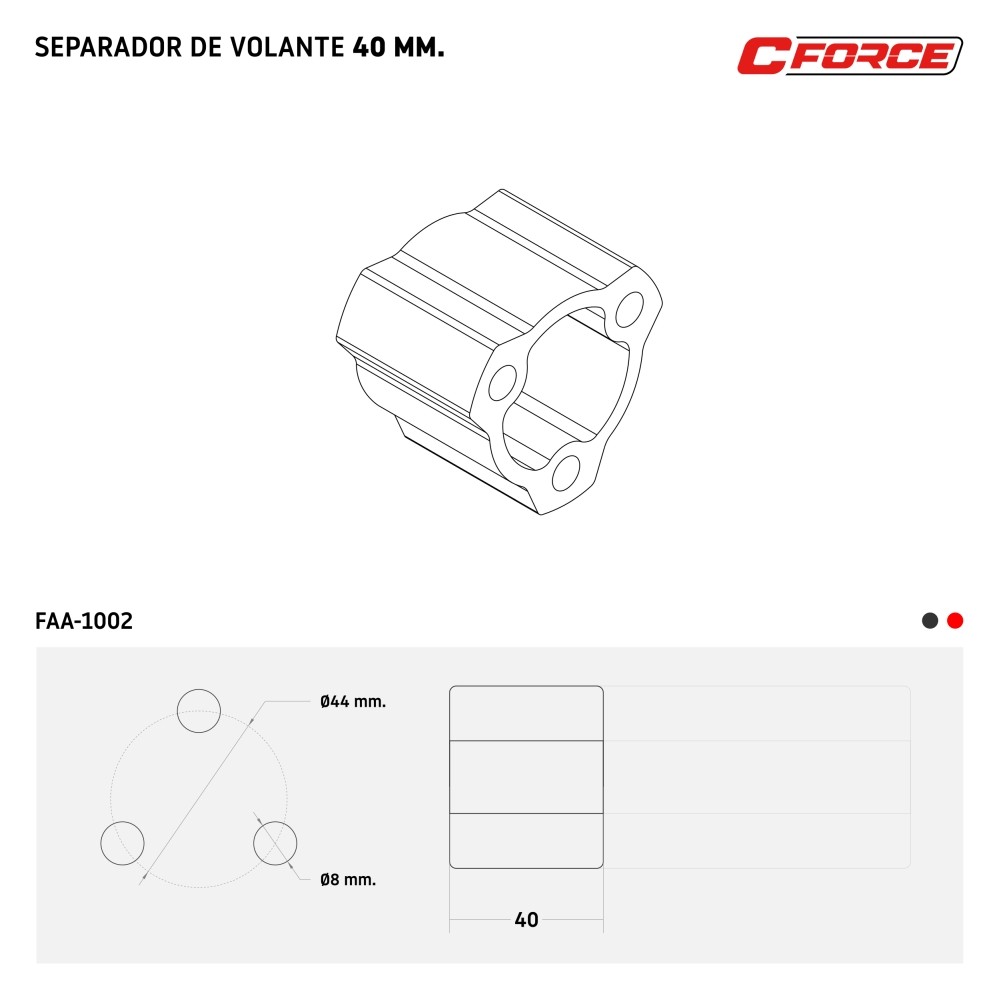 separador-3-perforaciones-largo-40-rojo-faa-1002-r