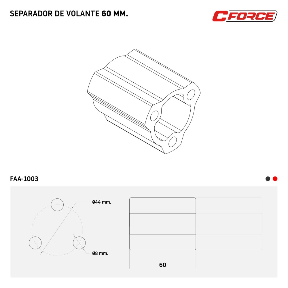 separador-3-perforaciones-largo-60-rojo-faa-1003-r